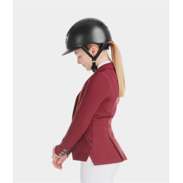 Veste de concours Aerotech Horse Pilot fille Rouge foncé