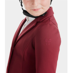 Veste de concours Aerotech Horse Pilot fille Rouge foncé
