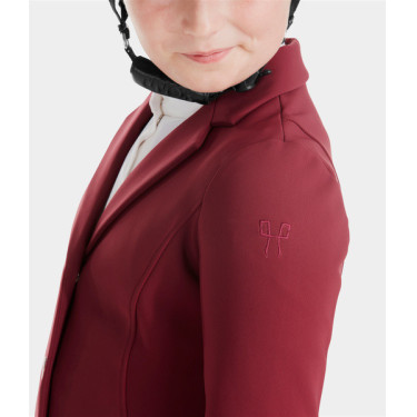 Veste de concours Aerotech Horse Pilot fille Rouge foncé