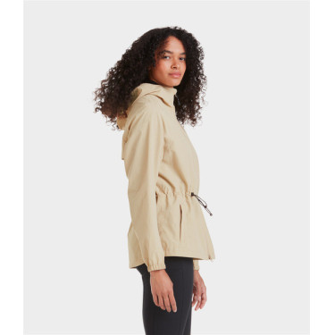 Veste imperméable Raintech Horse Pilot femme Latté Marron