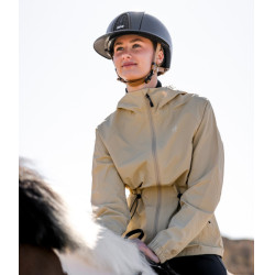 Veste imperméable Raintech Horse Pilot femme Latté Marron