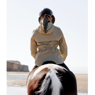 Veste imperméable Raintech Horse Pilot femme Latté Marron