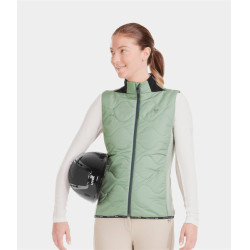 Veste sans manches Horse Pilot femme Smooth green Vert