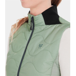 Veste sans manches Horse Pilot femme Smooth green Vert