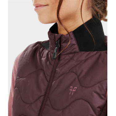 Veste sans manches Horse Pilot femme Winetasting Violet