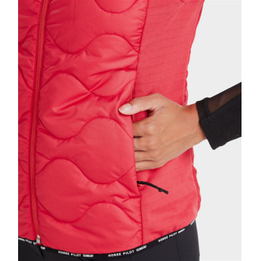 Veste sans manches Horse Pilot femme Lipstick Rouge Veste sans manches Horse Pilot femme Lipstick Rouge