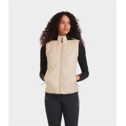 Veste sans manches Horse Pilot femme Latté Marron