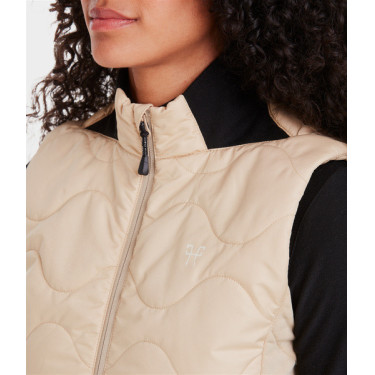 Veste sans manches Horse Pilot femme Latté Marron