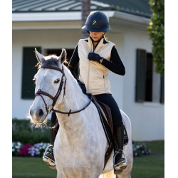 Veste sans manches Horse Pilot femme Latté Marron