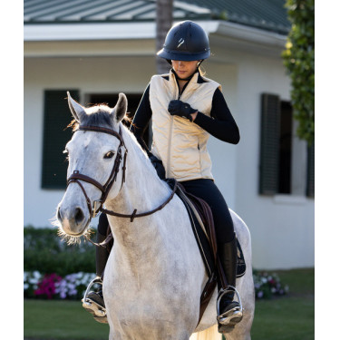 Veste sans manches Horse Pilot femme Latté Marron