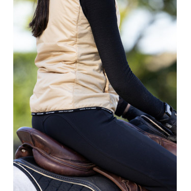 Veste sans manches Horse Pilot femme Latté Marron