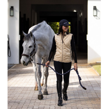 Veste sans manches Horse Pilot femme Latté Marron