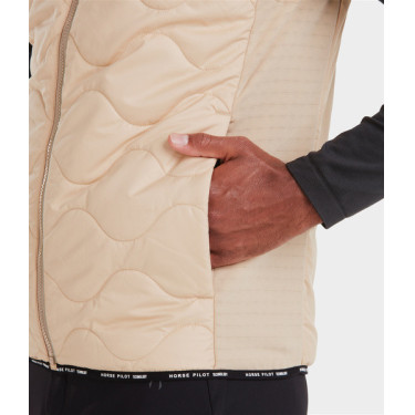 Veste sans manches Horse Pilot homme Latté Marron