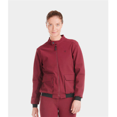 Veste Teddy Horse Pilot femme Rouge foncé Veste Teddy Horse Pilot femme Rouge foncé