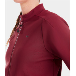 Veste Teddy Horse Pilot femme Rouge foncé Veste Teddy Horse Pilot femme Rouge foncé