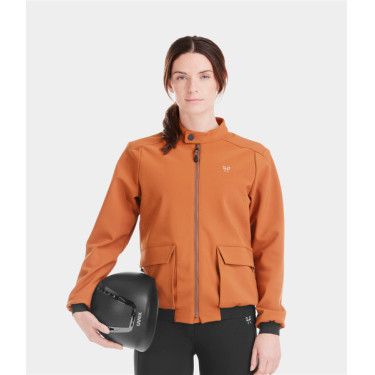 Veste Teddy Horse Pilot femme Marron doré