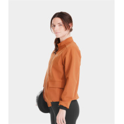Veste Teddy Horse Pilot femme Marron doré