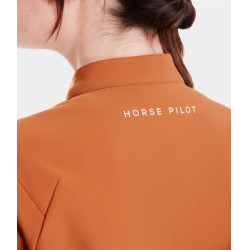 Veste Teddy Horse Pilot femme Marron doré