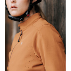 Veste Teddy Horse Pilot femme Marron doré