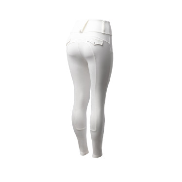 Pantalon d'équitation B Vertigo hybride compression Chiara femme Blanc Pantalon d'équitation B Vertigo hybride compression Chiara femme Blanc