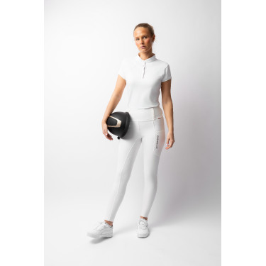 Pantalon d'équitation B Vertigo hybride compression Chiara femme Blanc Pantalon d'équitation B Vertigo hybride compression Chiara femme Blanc