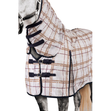 Couverture anti-mouches Horze Defender Check print Multi-couleurs