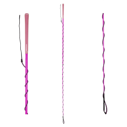 Chambrière télescopique Waldhausen poignée golf Néon rose Chambrière télescopique Waldhausen poignée golf Néon rose