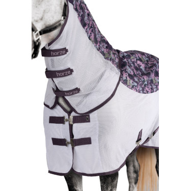 Couverture combo imperméable anti-mouches avec cou Nevada II Horze Couverture combo imperméable anti-mouches avec cou Nevada II Horze