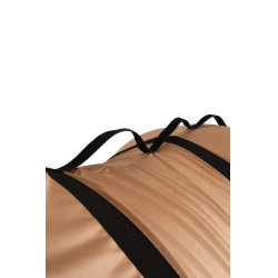 Couverture anti UV et anti eczéma avec rabat ventral et cou Horze Marron clair Couverture anti UV et anti eczéma avec rabat ventral et cou Horze Marron clair