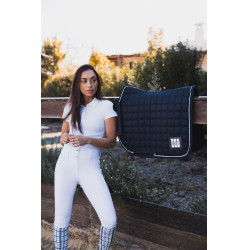 Tapis de selle mixte de concours Horze Malmo Marine foncé Bleu