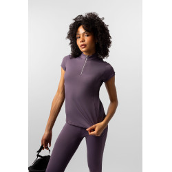 Chemise d'entrainement Horze Mina femme Noir plum