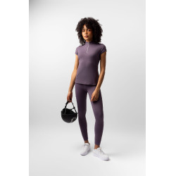 Chemise d'entrainement Horze Mina femme Noir plum