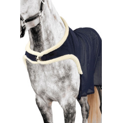 Couverture marcheur mesh Horze Ouverture Bleu marine