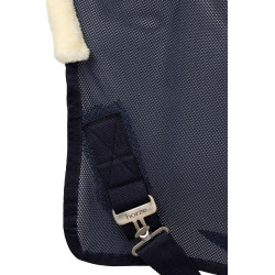 Couverture marcheur mesh Horze Ouverture Bleu marine