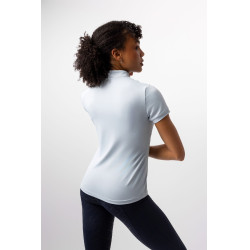 T-shirt d'entraînement Horze Joie manches courtes enfant Gris aube bleu