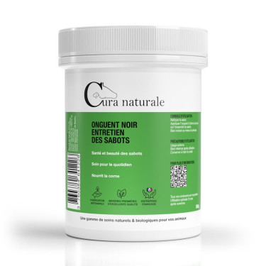 Onguent entretien des sabots Cura Naturale Noir