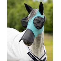 Masque anti-mouches avec nez LeMieux Bug Relief Full Lagoon Bleu