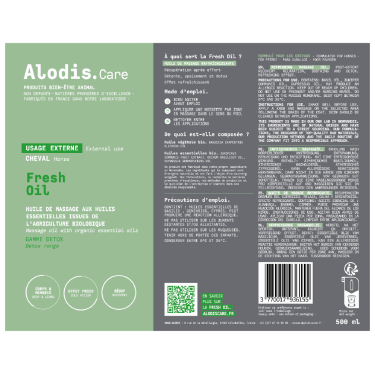 Huile de massage Alodis Care Huile Fresh
