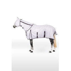 Couverture, cou et masque anti-mouches Horze La Paz Prune noir Violet