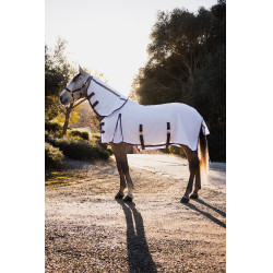 Couverture, cou et masque anti-mouches Horze La Paz Prune noir Violet