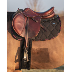 Tapis GEM Love Noir / rose