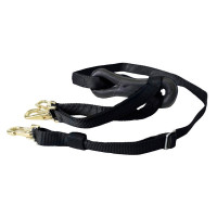 Martingale longue nylon avec mousquetons Finn-Tack Pro Noir