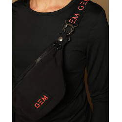 Sac banane GEM Luna Noir / corail