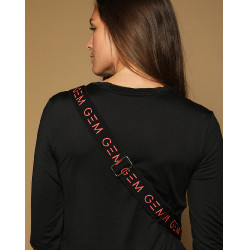 Sac banane GEM Luna Noir / corail