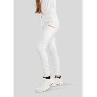 Pantalon Montar Millie Junior full grip Blanc
