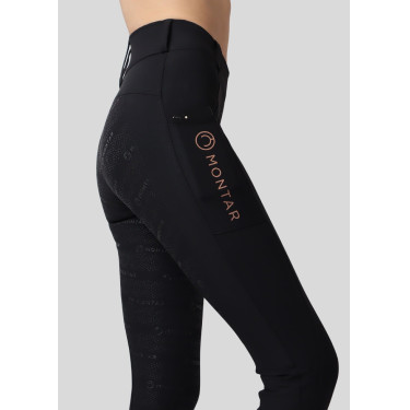 Legging Montar Logo junior full grip Noir Legging Montar Logo junior full grip Noir