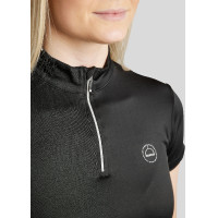Polo de concours Montar Everly crystal logo Curve femme Noir Polo de concours Montar Everly crystal logo Curve femme Noir