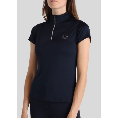 Polo Montar Junior Everly manches courtes Marine Bleu marine