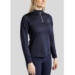 Polo Montar Everly enfant manches longues Marine Bleu marine