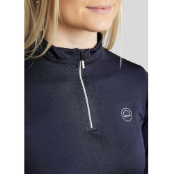 Polo Montar Everly enfant manches longues Marine Bleu marine